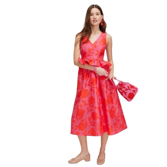 Kate‎ Spade x Target Beaded pink Rose drawstring Bucketbag.  NWT. Hard to find! - Picture 5 of 9